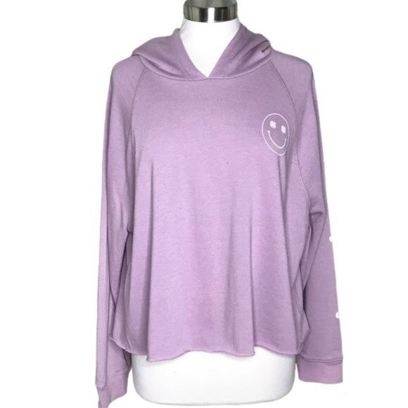 Lucky Brand L Be Lucky hoodie lavender - Picture 1 of 8